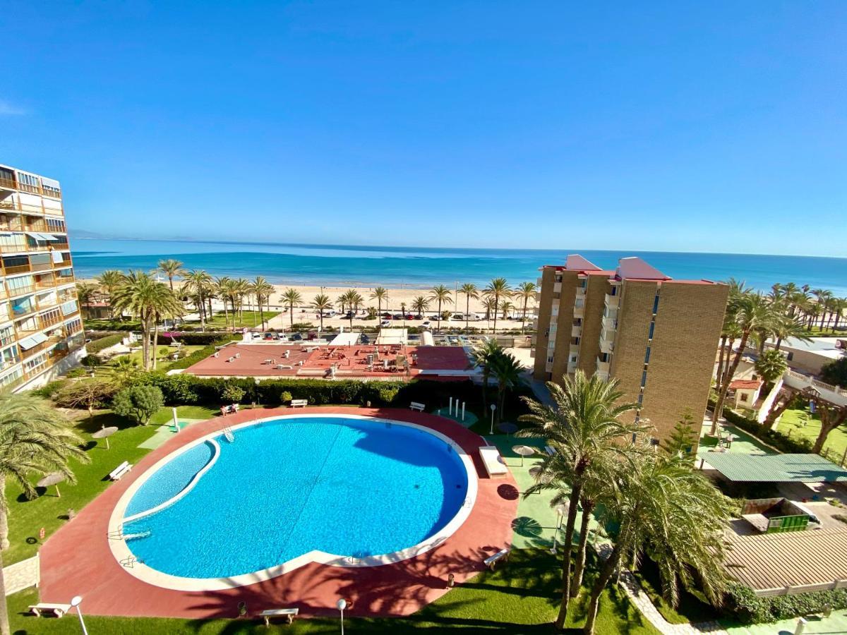 Nereo 7 Primera Linea De Playa San Juan Piscina, Parking Wifi Inmobiliaria Leo アリカンテ エクステリア 写真